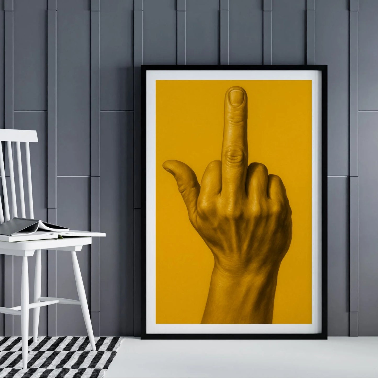 No Filter framed print on grey wall – pictorprints