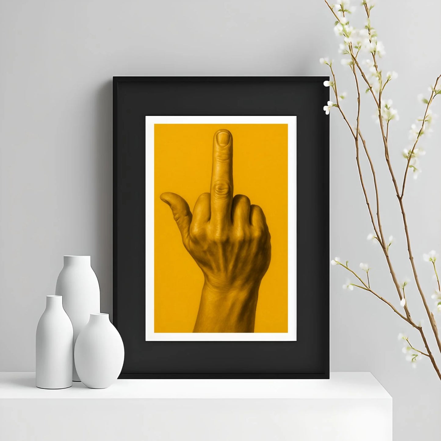 No Filter wall art in modern interior – pictorprints