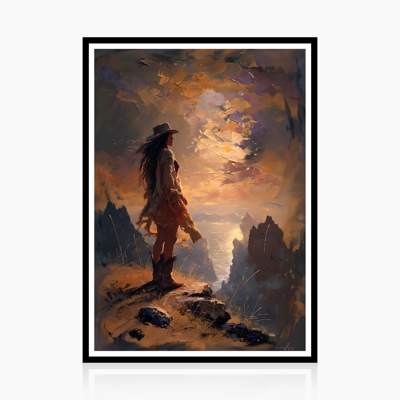 COWGIRL POSTER - FIRST MOCKUP