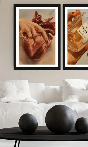 Mobile hero banner highlighting premium poster collections from PictorPrints – top-rated wall art for every room and style.