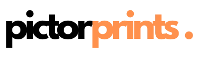 PictorPrints official logo – premium wall art and poster brand