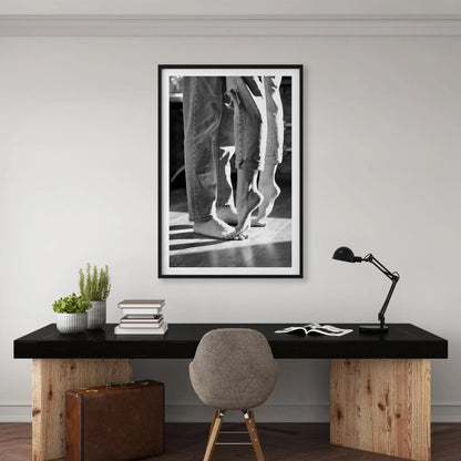 Stay Close framed poster artwork in neutral interior – pictorprints