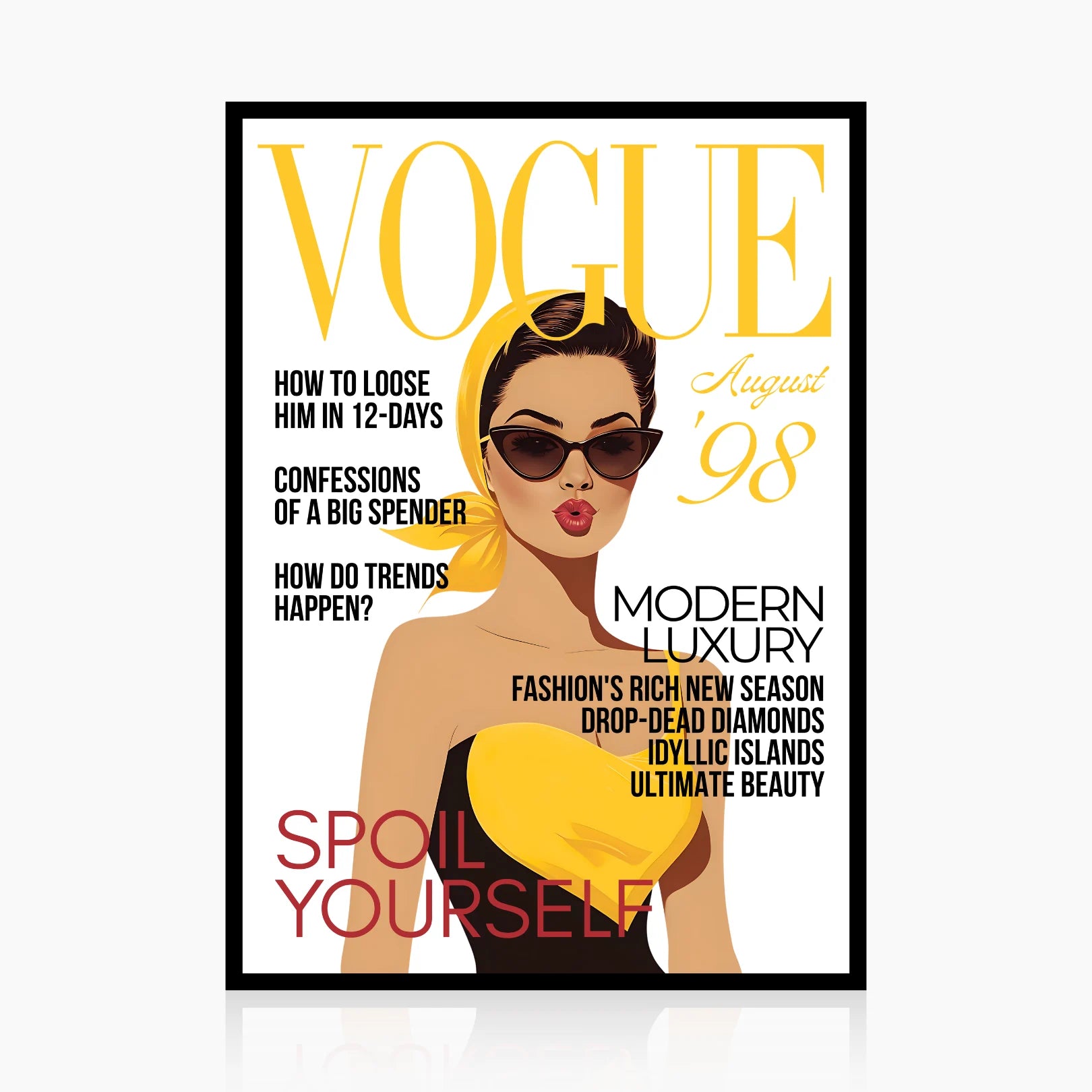 VOGUE 98 POSTER - FIRST MOCKUP